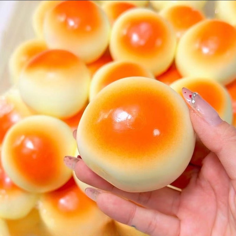 Cream Bun Squishy - Slow-Rising Soft Stress Toy