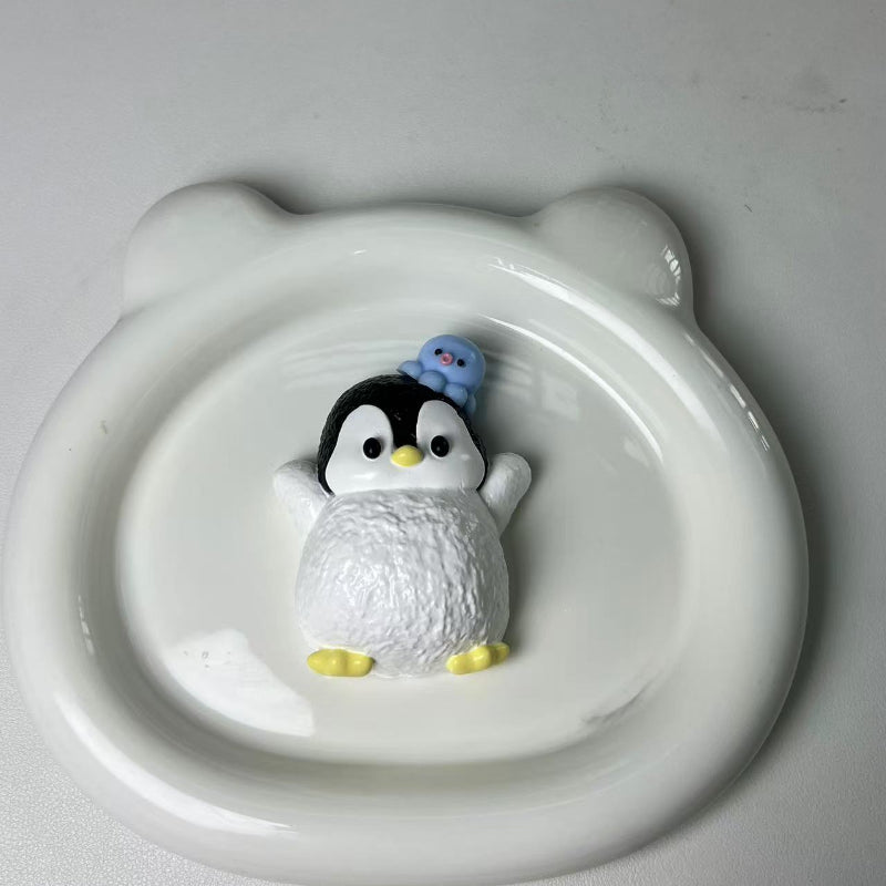 Penguin Taba Squishy - Soft Silicone Fidget Toy