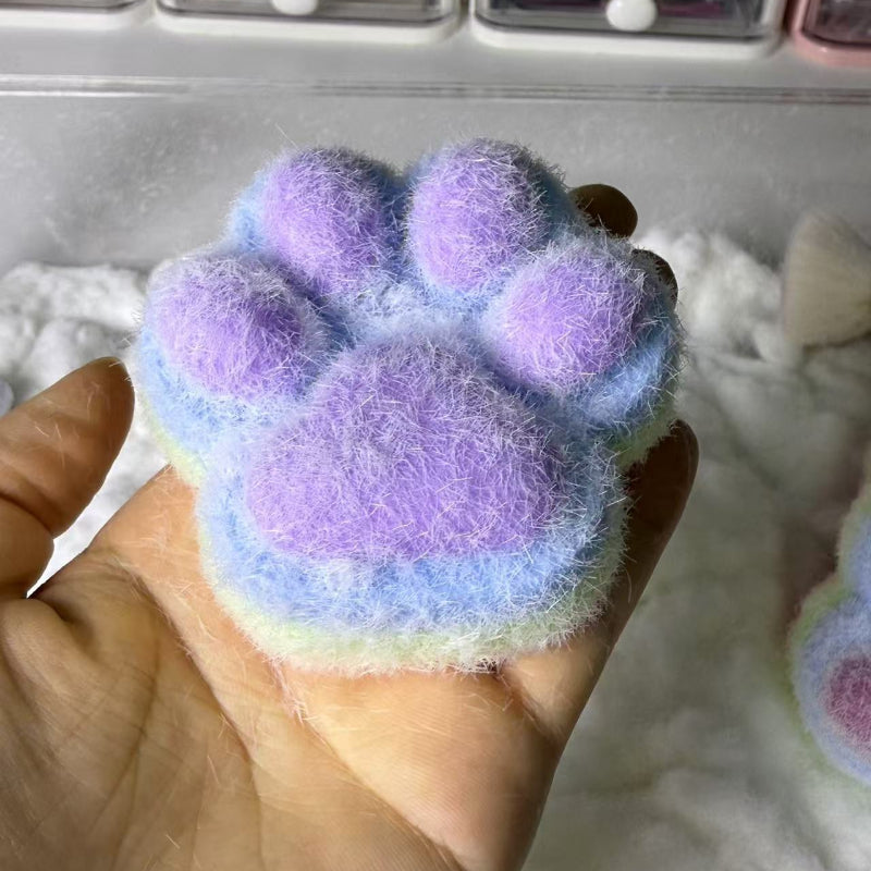 Rainbow Cat Paw Taba Squishy - Soft Silicone Fidget Toy