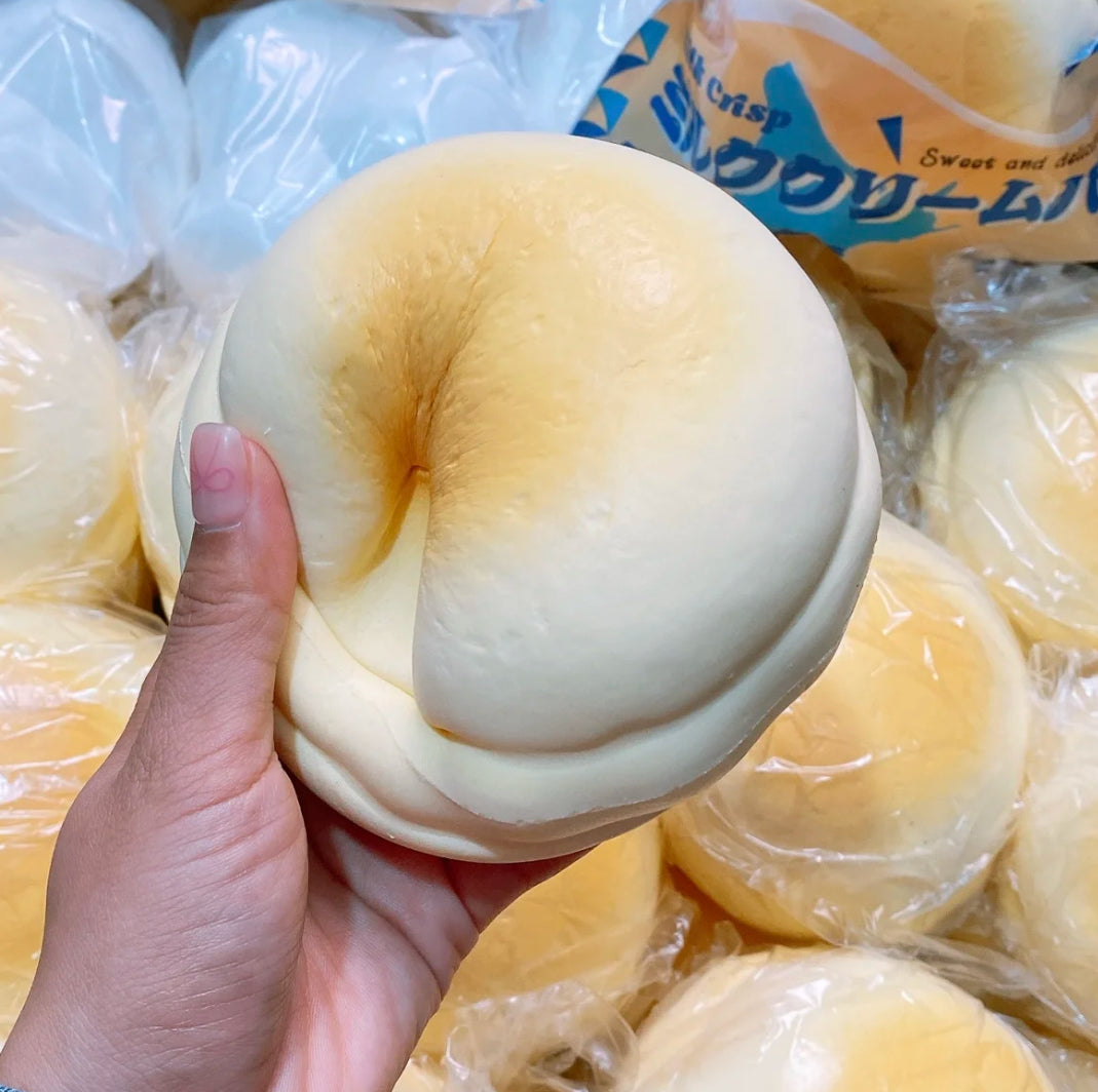 Jumbo Milk Bun Squishy - Slow-Rising Scented Stress Toy