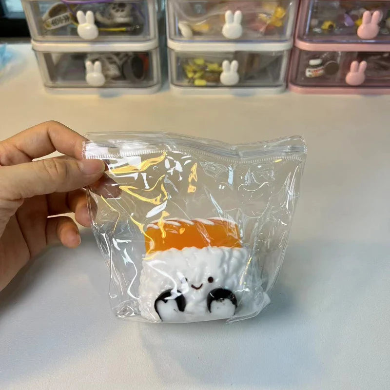 Salmon Taba Squishy - Soft Silicone Fidget Toy