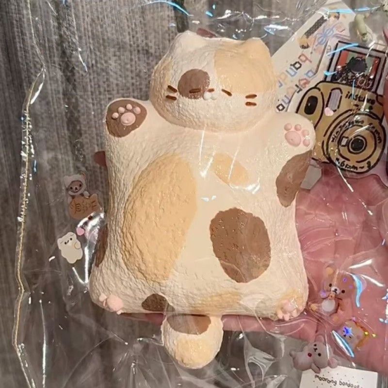 Calico Cat Taba Squishy - Soft Silicone Stress Toy
