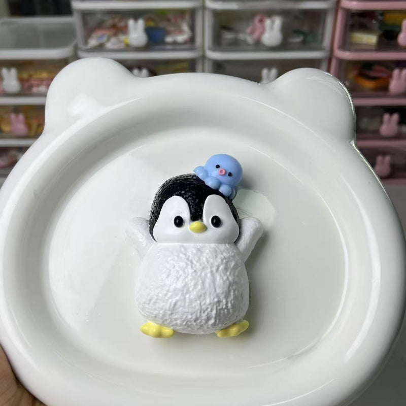 Penguin Taba Squishy - Soft Silicone Fidget Toy