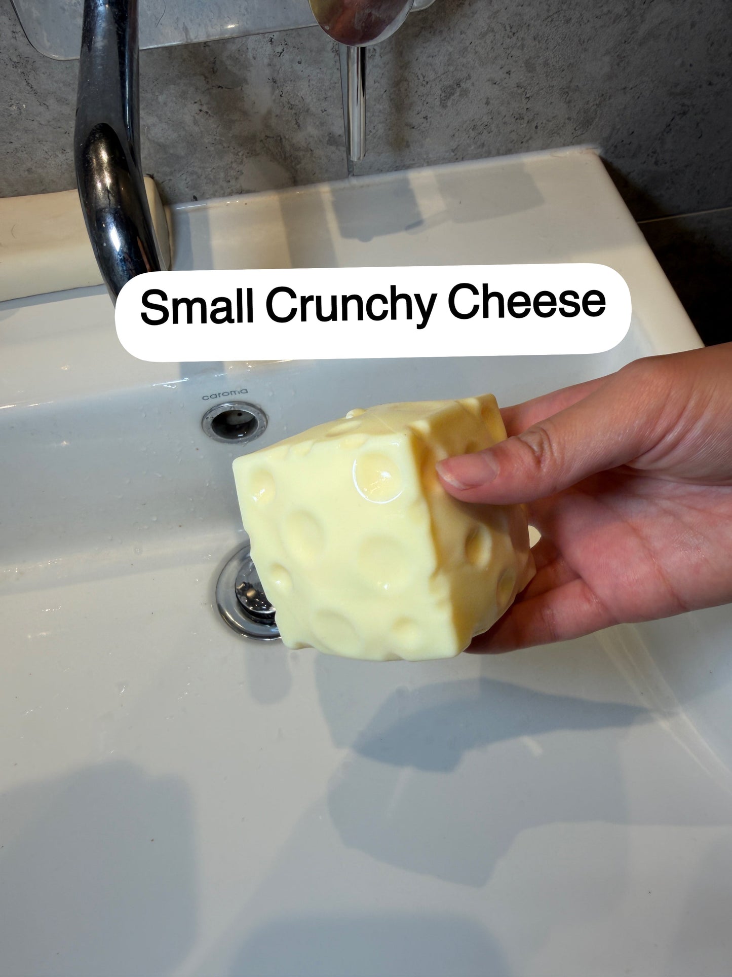 Crunchy Cheese Squishy - Sensory Fidget Stress Toy