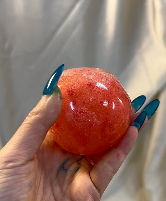 Strawberry Slushy Ball Squishy - Soft Stress Toy