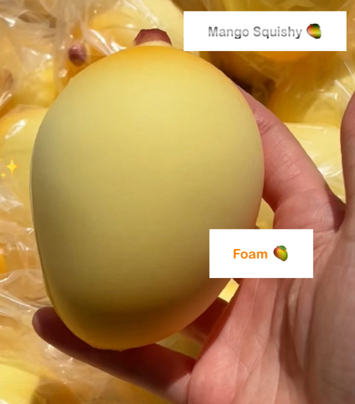 Mango Squishy - Slow-Rising Foam Stress Toy