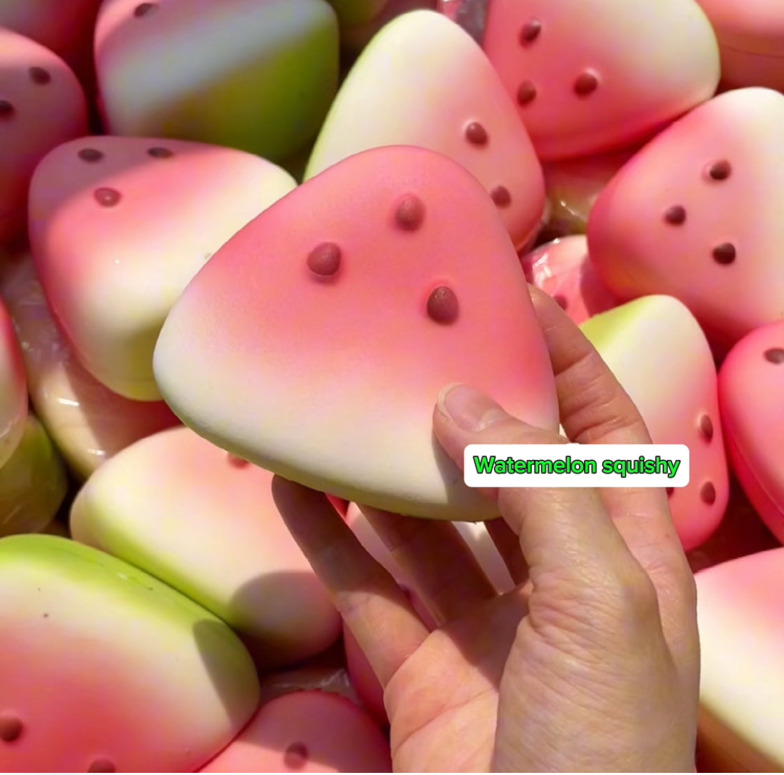Watermelon Squishy - Slow-Rising Foam Stress Toy