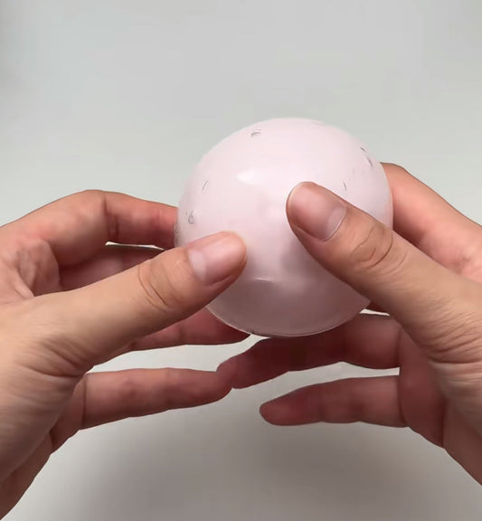 Pink Cracking Wax ball Squishy Fidget Toy(Can’t Guarantee Perfect Uncracked Delivery)