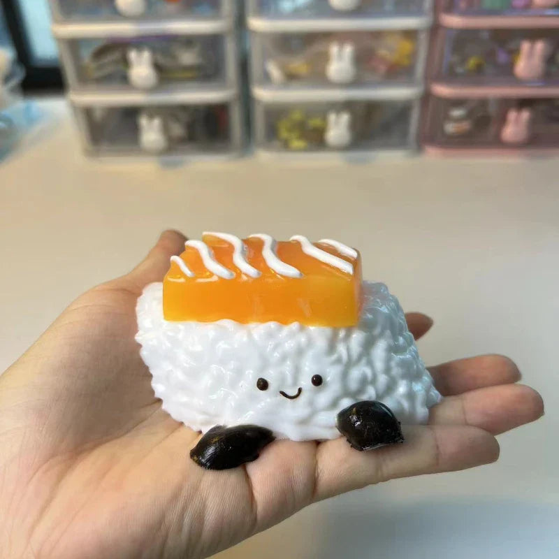 Salmon Taba Squishy - Soft Silicone Fidget Toy