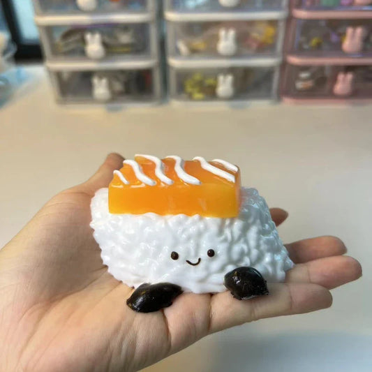 Salmon Taba Squishy - Soft Silicone Fidget Toy