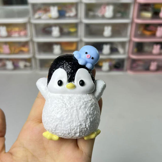 Penguin Taba Squishy - Soft Silicone Fidget Toy